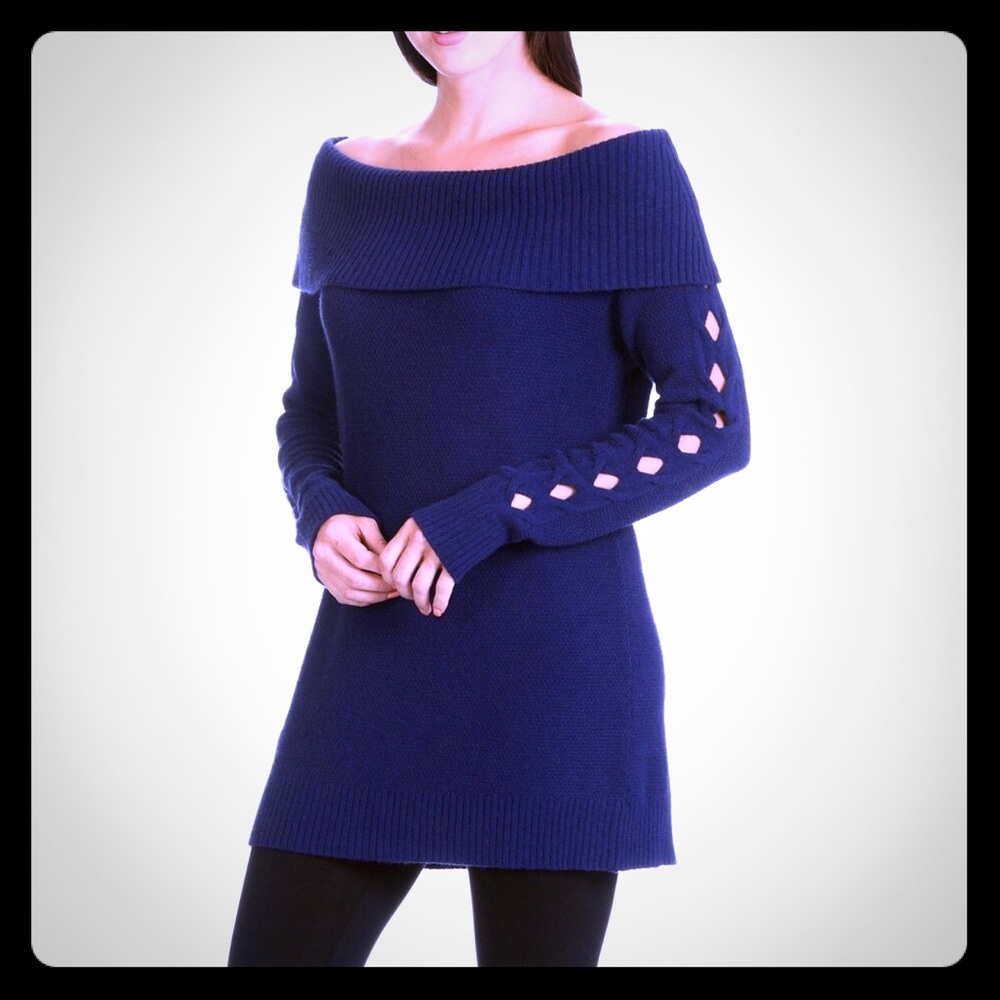 NWT Love Scarlett Off the Shoulder Sweater